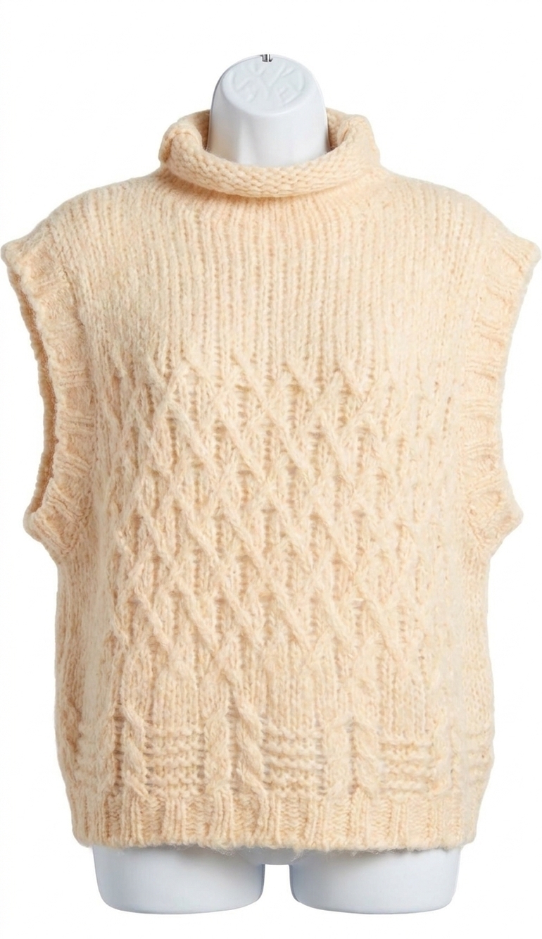 NEW FREE PEOPLE lost illusion vest in powder puff